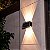 Luminária Solar Arandela Externa 6 Fachos LED 6W Luz Amarela Branco Quente 3000K - Imagem 2