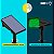 Luminária Spot Solar Espeto de Jardim Potente 12h Refletor Luz Verde LED 1 Ano Garantia PopSpot - Imagem 5