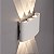 Arandela de Efeito LED 6 Fachos Externa Interna Sierra Meia Lua 6W Branco Quente 3000K - Imagem 3