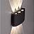 Arandela de Efeito Externa Interna LED 6W 6 Fachos Luz Quente - 3000K | Luminária de Parede, Muro, Fachada - Imagem 4
