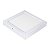 Painel LED Plafon Sobrepor Embutir Quadrado 20W Branco Quente 3000K - Imagem 1