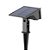 Kit com 2 - Luminária Solar Spot 10 Lúmens Espeto de Jardim Externo Refletor LED Luz Branco Quente Amarelo 3000K #novidade - Imagem 4