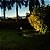 Kit com 2 - Luminária Solar Spot 10 Lúmens Espeto de Jardim Externo Refletor LED Luz Branco Quente Amarelo 3000K #novidade - Imagem 2