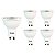 Kit com 5 - Lâmpada MR16 Dicroica LED GU10 6,5W 2700K Branco Quente Luz Amarela Bivolt - Imagem 1