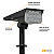 Kit com 3 - Luminária Spot Solar Espeto de Jardim Potente 12h Refletor LED Branco Quente 3000K 1 Ano Garantia PopSpot - Imagem 6
