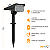 Kit com 3 - Luminária Spot Solar Espeto de Jardim Potente 12h Refletor LED Branco Quente 3000K 1 Ano Garantia PopSpot - Imagem 7