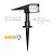 Luminária Solar Spot 200 Lúmens Espeto de Jardim Externo Refletor LED Dual Color Verde + Branco Quente 3000K Potente - Imagem 6