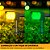 Luminária Solar Spot Espeto de Jardim Refletor LED Luz Verde + Branco Quente 3000K Potente Dual Color - Imagem 2
