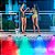 Kit com 2 - Luminária Solar Arandela Luz Colorida LED RGB para Muro, Parede, Escada - Luzes para Deck Piscina - Imagem 6