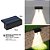 Kit com 2 - Luminária Solar Arandela Luz Colorida LED RGB para Muro, Parede, Escada - Luzes para Deck Piscina - Imagem 4