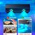 Kit com 2 - Luminária Solar Arandela Luz Colorida LED RGB para Muro, Parede, Escada - Luzes para Deck Piscina - Imagem 3