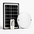 Luminária Solar LED para Teto 36W Luz Branca Fria 6000K Plafon Portátil com Controle Remoto - Imagem 1