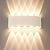 Arandela LED 10W Branca e Preta com 10 Fachos para Parede - Imagem 9