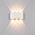 Arandela LED 6W 6 Fachos IP65 Bivolt Branco Quente para Fachada e Ambientes Internos - Imagem 5