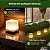 Espeto Luminária Solar Para Jardim LED Quadrado 3 em 1 Luz Quente - Imagem 5