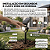 Kit 4 Luminárias Solares Decoração Spot Jardim Refletor Espeto LED 3000K - Imagem 6