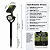 Kit 4 Luminárias Solares Decoração Spot Jardim Refletor Espeto LED 3000K - Imagem 7