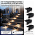 Kit 4 Luminária Solar Balizador Para Escada Deck Degrau Sobrepor LED Muro Externo À Prova de Água - Imagem 2
