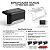 Kit 4 Luminária Solar Balizador Para Escada Deck Degrau Sobrepor LED Muro Externo À Prova de Água - Imagem 7