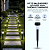 Kit 12 Luminária Solar de Jardim Espeto LED Branco Frio Balizador Externo Prova D Água - Imagem 2