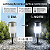 Kit 4 Luminárias Solares Balizador em Aço Inox para Jardim LED Branco Sensor Automático Sem Fiação - Imagem 5
