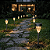 Kit 8 Luminárias Solares Balizador em Aço Inox com Difusor de Cristal para Jardim Luz Amarela Sem Fiação - Imagem 7