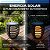 Kit 2 Luminárias Solares Decorativas 3 em 1 Efeito Chama LED Tocha Solo Pendente Lanterna Mesa Jardim - Imagem 7
