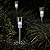 Kit 12 Balizadores Solares de Jardim em Aço Inox LED Branco Espeto IP44 Sensor Automático - Imagem 4