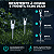 Kit 12 Balizadores Solares de Jardim em Aço Inox LED Branco Espeto IP44 Sensor Automático - Imagem 7