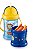 Copo Com Porta Snack Playfyl - Azul - Fisher-Price - Multikids - Imagem 2