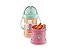 Copo Com Porta Snack Playfyl - Rosa- Fisher-Price - Multikids - Imagem 2