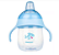 Copo de Bebê COM ALÇA E SUPER BICO DE SILICONE 240ml azul - Imagem 1