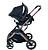 Carrinho de Bebê Travel System Zoe Preto com Bebê Conforto  e base - Galzerano - Imagem 3