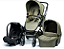 Kit Passeio Carrinho de Bebê, Bebê Conforto e Moisés COMO4 Olive- ABC Design - Imagem 1