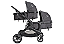 Carrinho para 2 crianças + Bebe Conforto - Pair - Melange Grafite (Kiddo) - Imagem 3