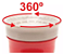 Copo de Bebê Treinamento 360° 300ml - Imagem 2