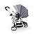 Kit Passeio Carrinho de Bebê, Bebê Conforto e Base Isofix SKY TRIO Grey Classic - Infanti - Imagem 2