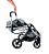 Carrinho de Bebê Travel System Zoe Cinza com Bebê Conforto - Galzerano - Imagem 4