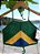 Croped Crochê Bandeira do Brasil Feito à Mão Handmade Pyetra Moda Chic - Imagem 1