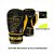 Kit Boxe Muay Thai Pretorian Core Luva Preta e Amarela + Bandagem + Protetor Bucal - Imagem 3