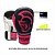 Kit Boxe Muay Thai Pretorian Performance Luva Rosa e Preta + Bandagem + Protetor Bucal - Imagem 3