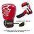 Kit Boxe Muay Thai Pretorian Elite Luva 12 OZ Vermelha e Preta + Bandagem + Protetor Bucal - Imagem 5