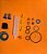Kit reparo viton com bucha de couro - Imagem 3
