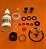 kit Reparo Pulv Inox com Filtro Anti Gotejo e Oleo Lubrificante - Imagem 1