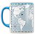 Caneca Personalizada Mapa Mundi Para Colorir (Com Nome) (mod.1) - Imagem 9