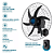 Ventilador de Parede Ventisol Falcon 60cm - Bivolt - Eficiência e Qualidade - Imagem 10
