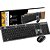 Combo Teclado e Mouse Sem Fio Premium Preto 5+ - Imagem 1