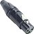 Conector Xlr(f) 3 Pólos Datalink Preto - Pct / 10 - Imagem 1