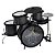 Bateria Infantil Luen Star Kids Preto - Imagem 1