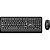 Kit Teclado e Mouse Lecoo KW202 Sem Fio Preto - Imagem 1